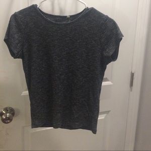 grey crop top